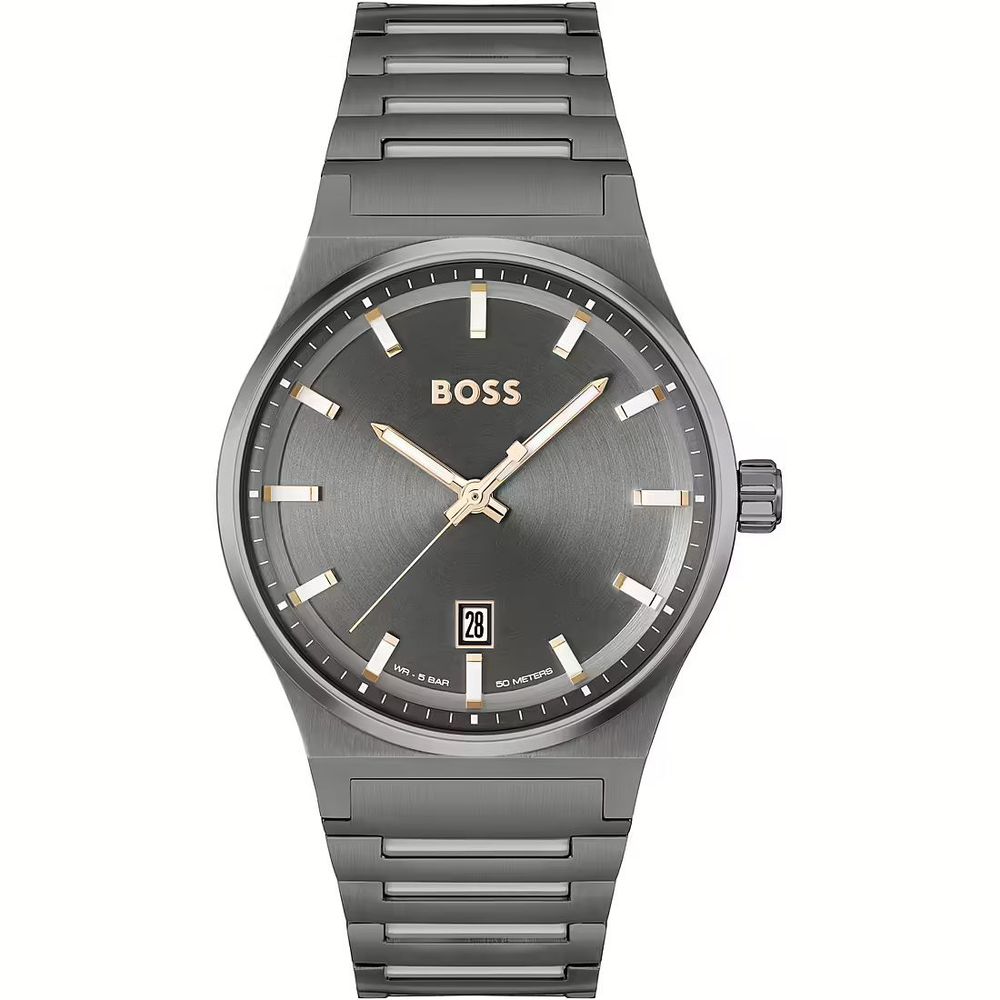 Gray Stainless Steel Watch