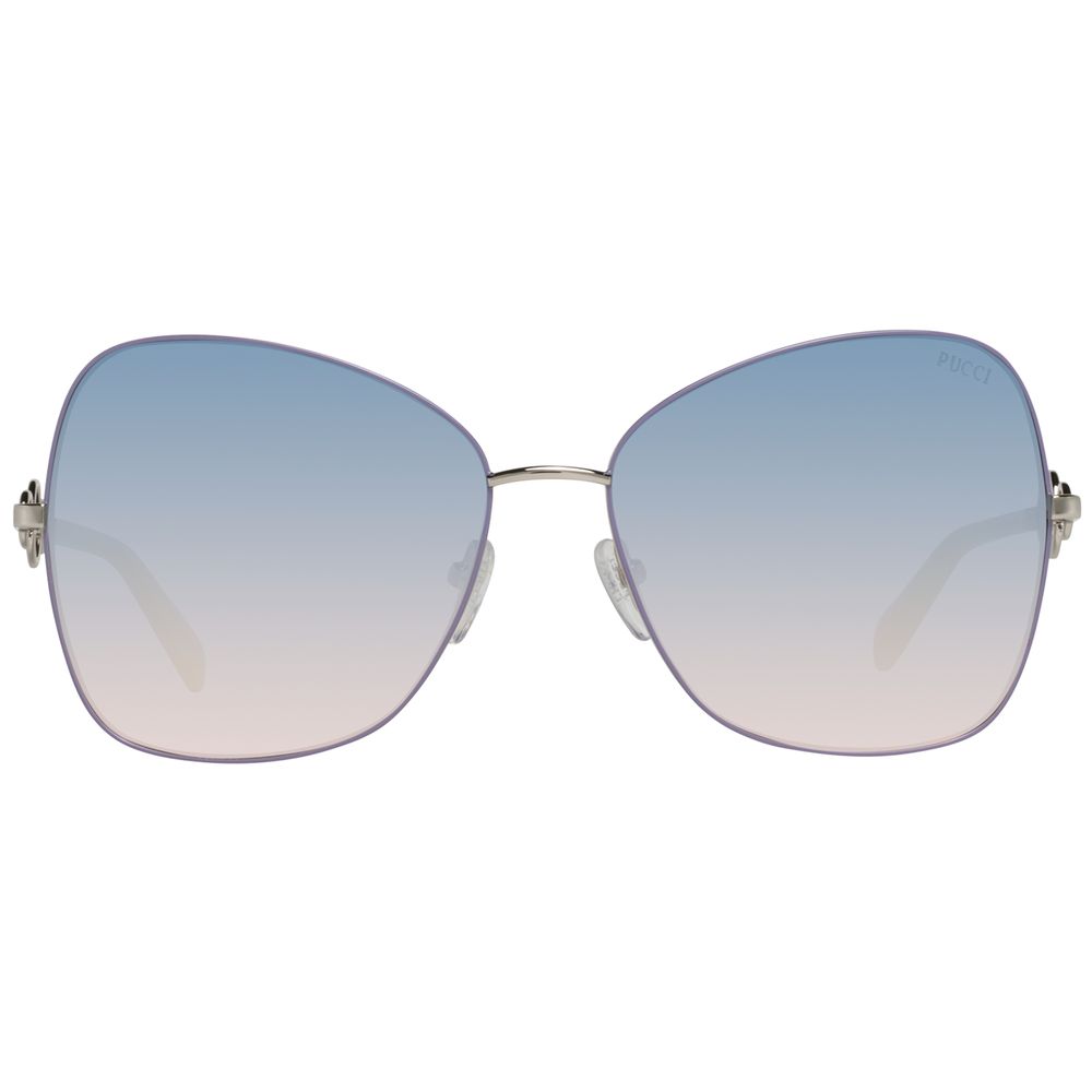 Gray Metal Sunglasses