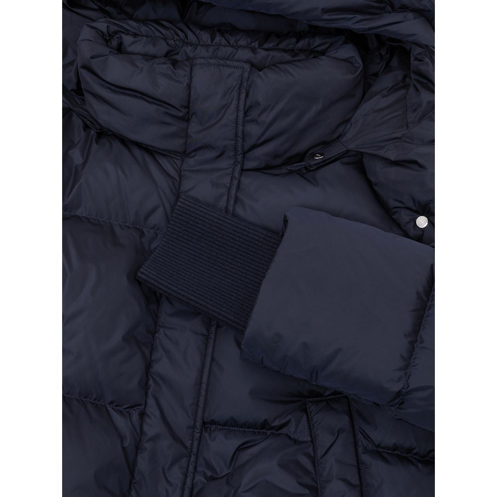 Blue Polyamide Jackets And Coat