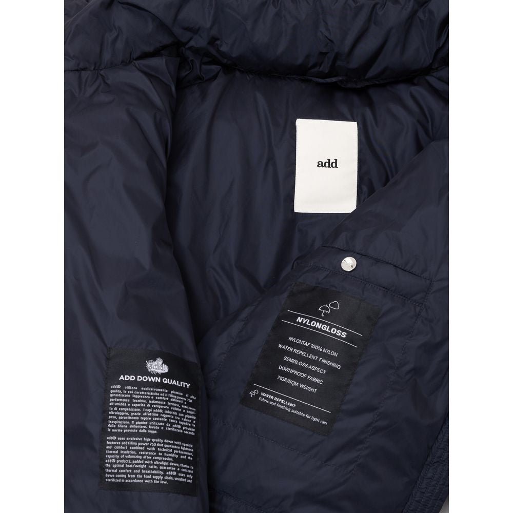 Blue Polyamide Jackets And Coat