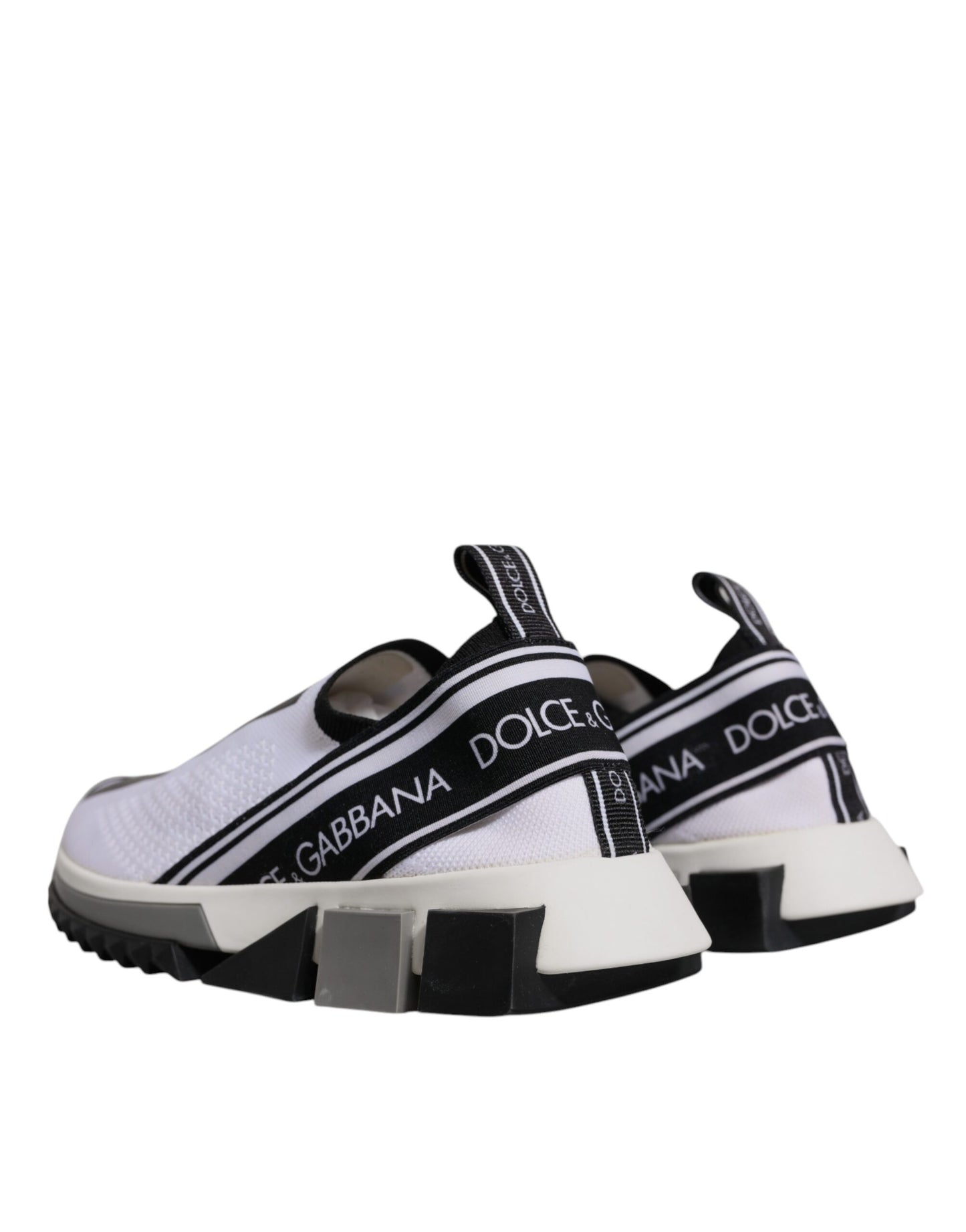 White Black Slip On Sorrento Sneakers Shoes