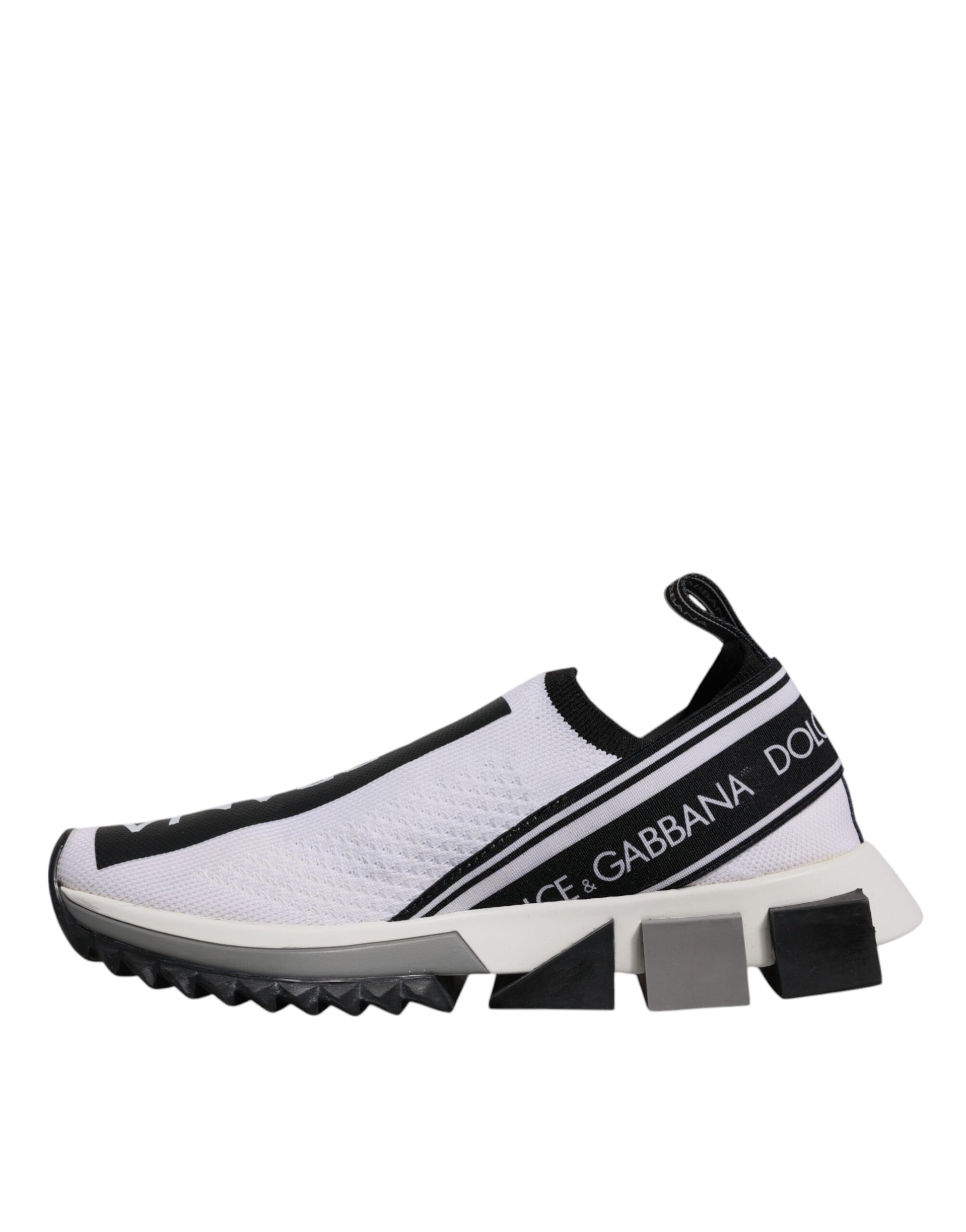 White Black Slip On Sorrento Sneakers Shoes