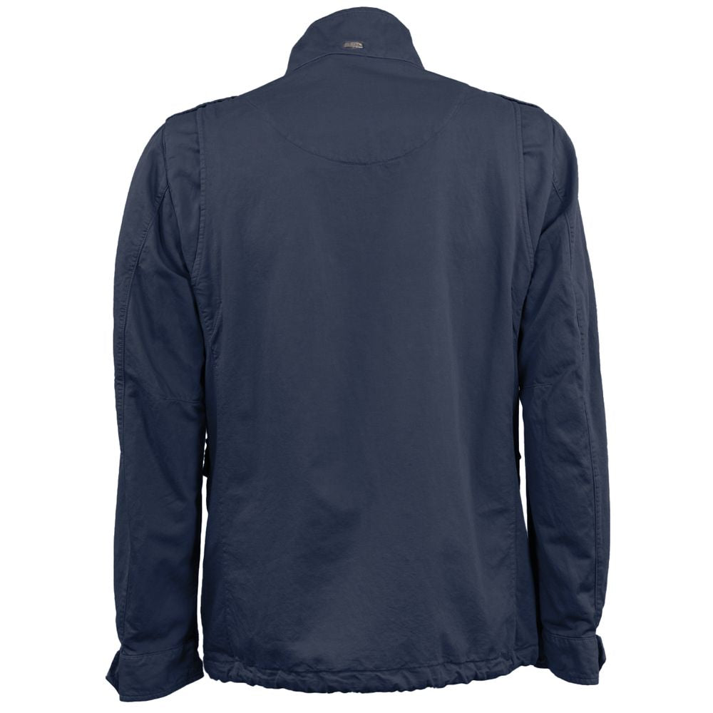 Blue Linen Men Jacket