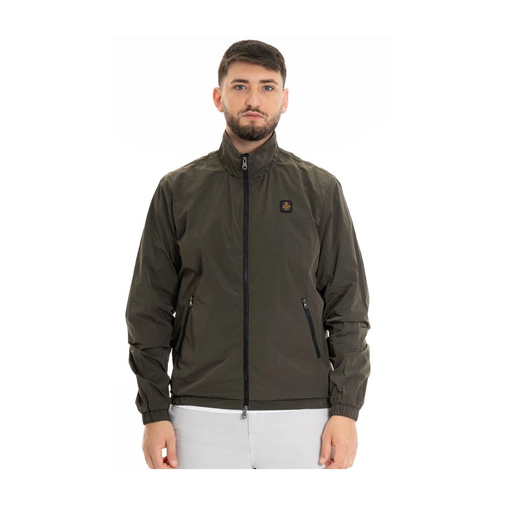 Green Polyamide Men's Jacket