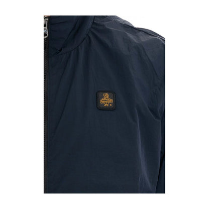 Blue Polyamide Men's Jacket