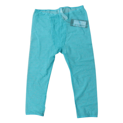 Blue Logo Lace Lingerie Cropped Tight Underwear