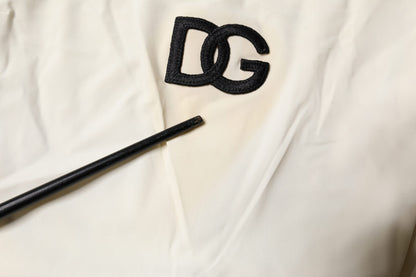 White Black Logo One Piece Beachwear Swimwear