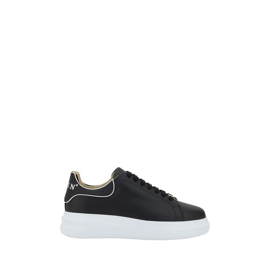 Black Rubber Low Top Sneakers