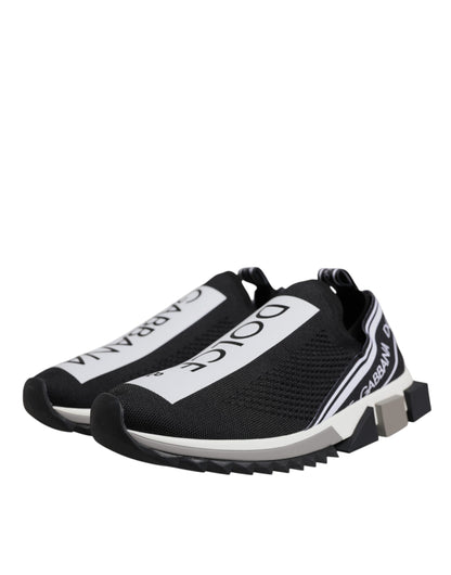 Black White Slip On Sorrento Sneakers Shoes