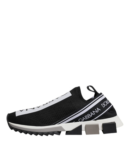 Black White Slip On Sorrento Sneakers Shoes