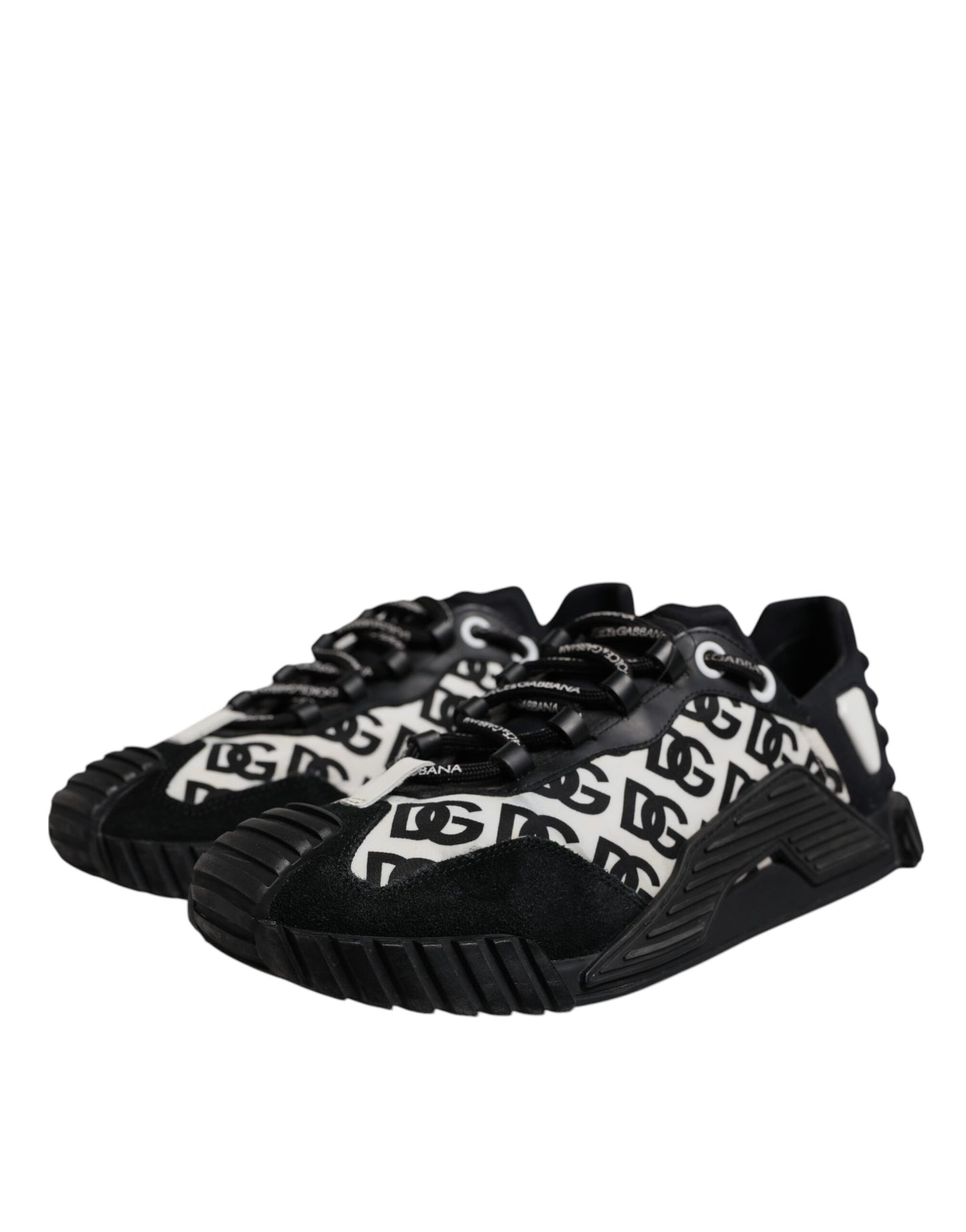 Black Logo Lace Up Low Top NS1 Sneakers Shoes