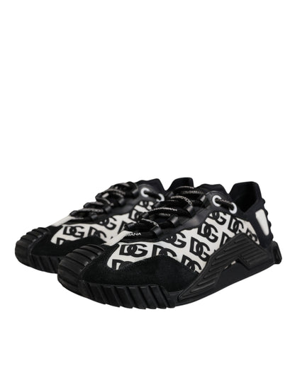 Black Logo Lace Up Low Top NS1 Sneakers Shoes