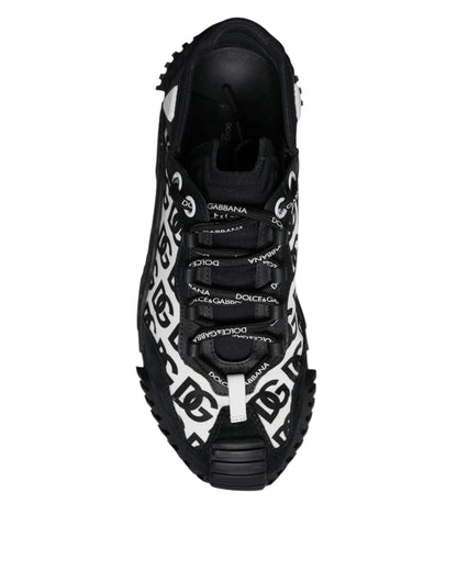 Black Logo Lace Up Low Top NS1 Sneakers Shoes