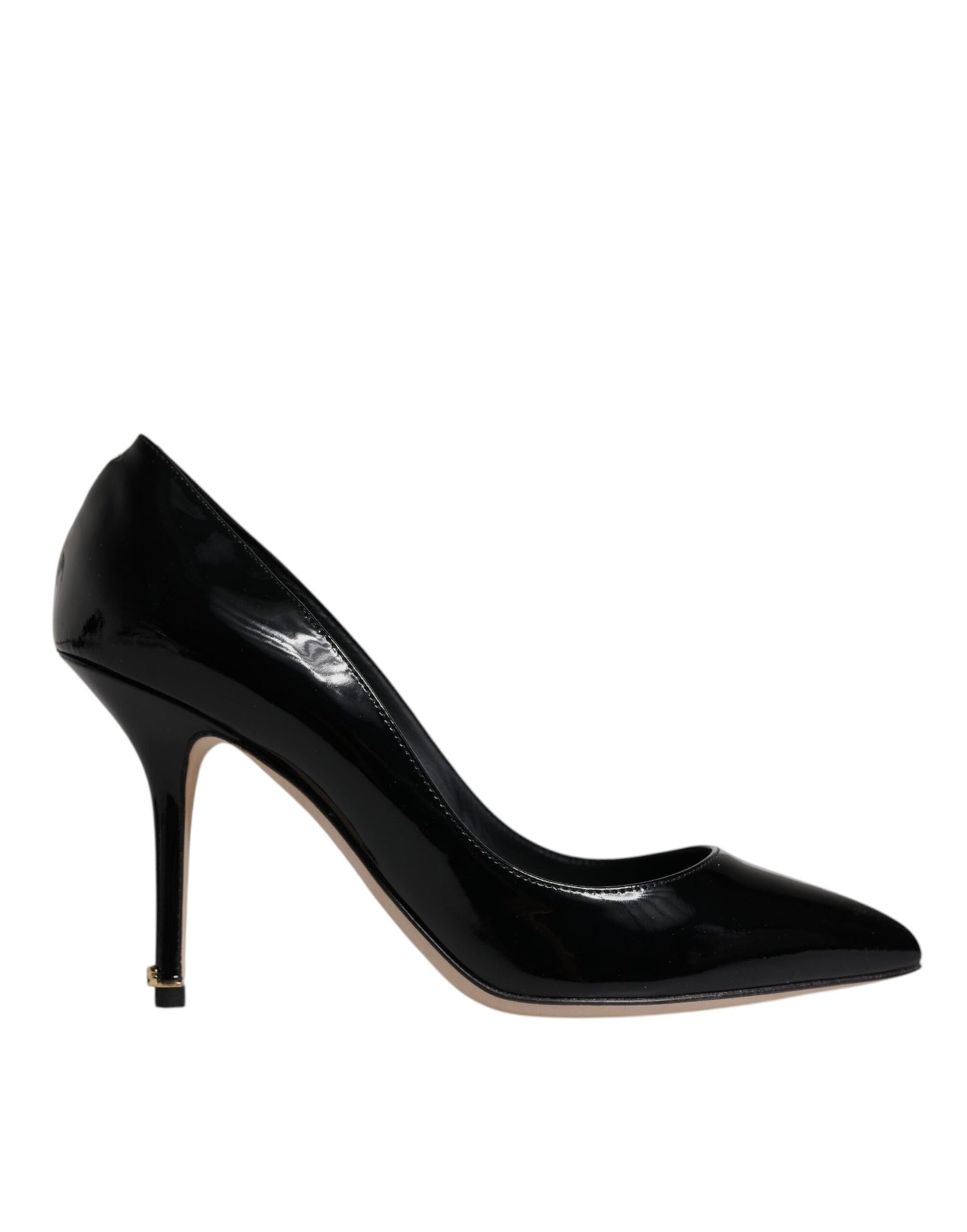 Black Patent Leather High Heels Pumps Shoes
