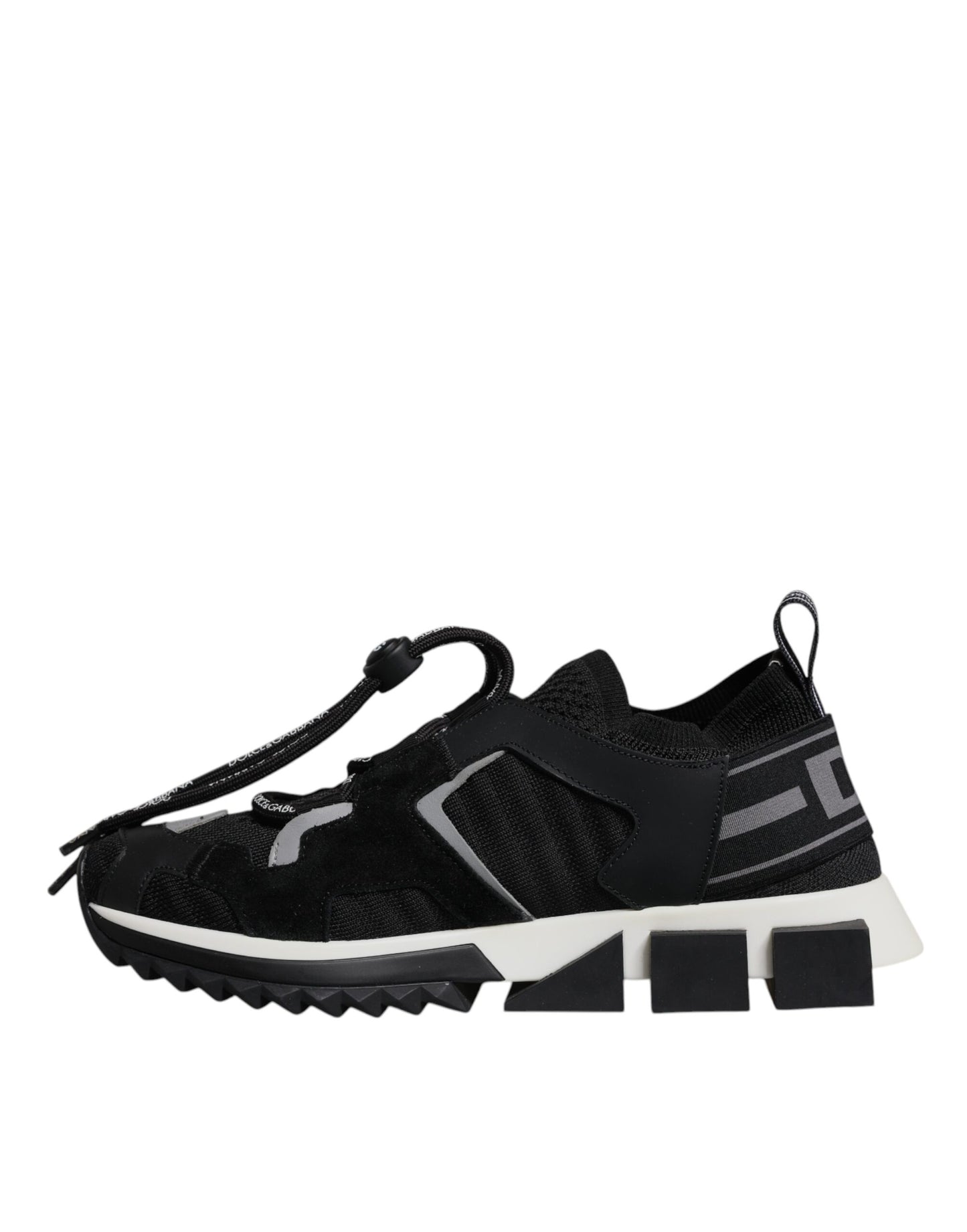 Black Mesh Sorrento Trekking Sneakers Shoes