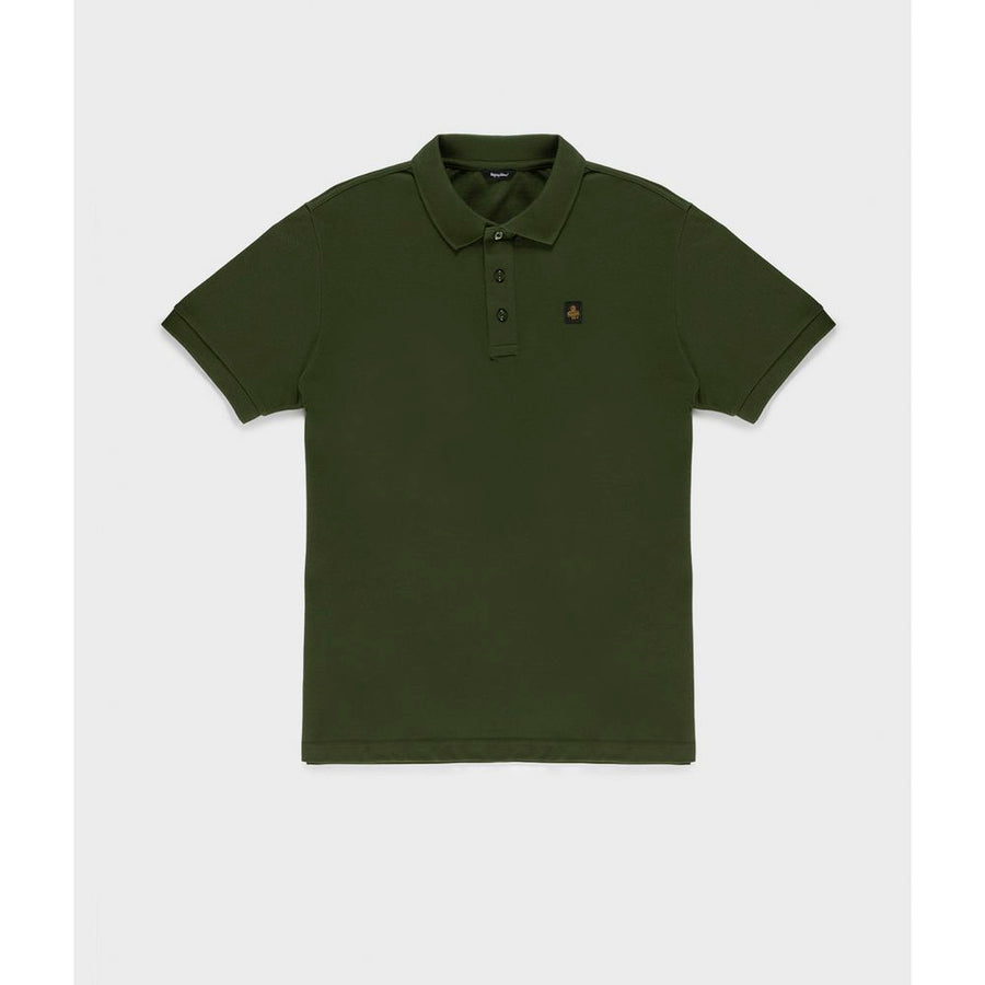 Green Cotton Polo Shirt