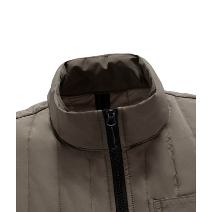 Green Polyester Men Vest