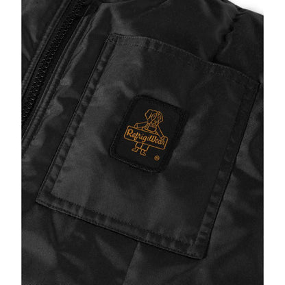 Black Polyester Men Vest