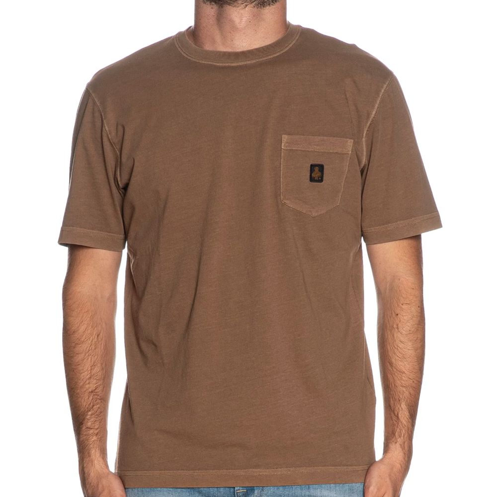 Brown Cotton T-Shirt
