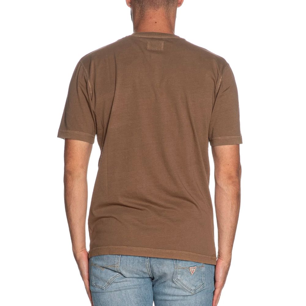 Brown Cotton T-Shirt