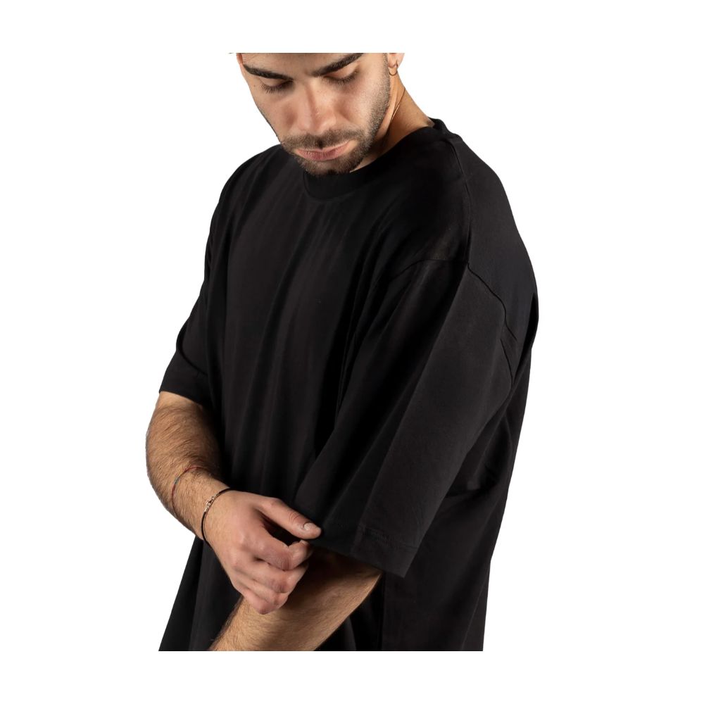 Black Cotton T-Shirt