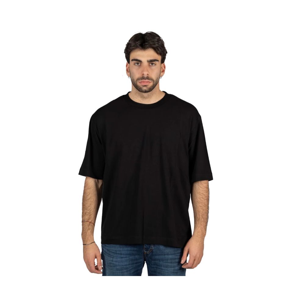 Black Cotton T-Shirt