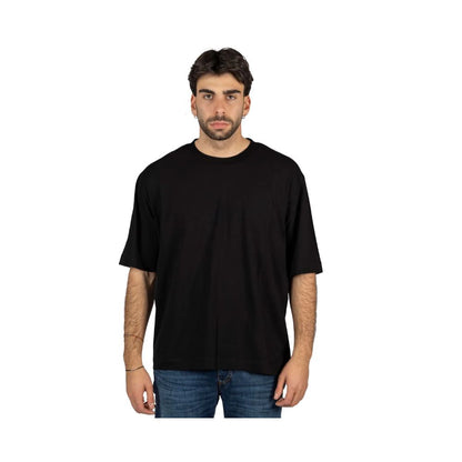 Black Cotton T-Shirt