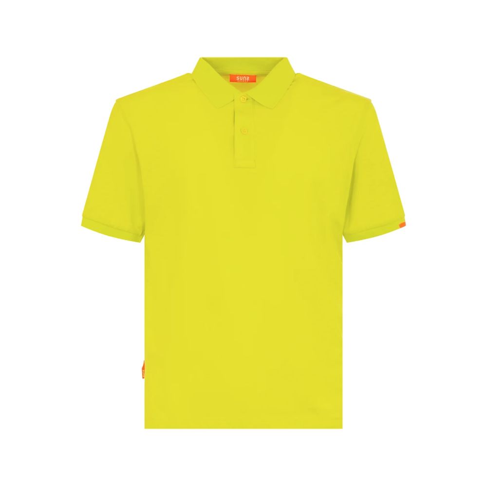 Yellow Cotton Polo Shirt