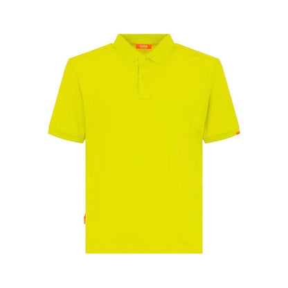 Yellow Cotton Polo Shirt
