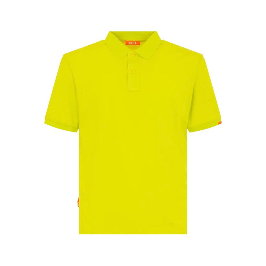Yellow Cotton Polo Shirt
