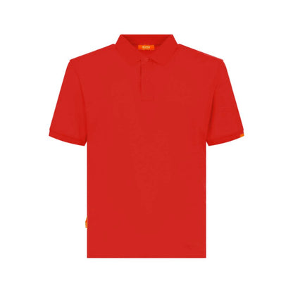 Red Cotton Polo Shirt