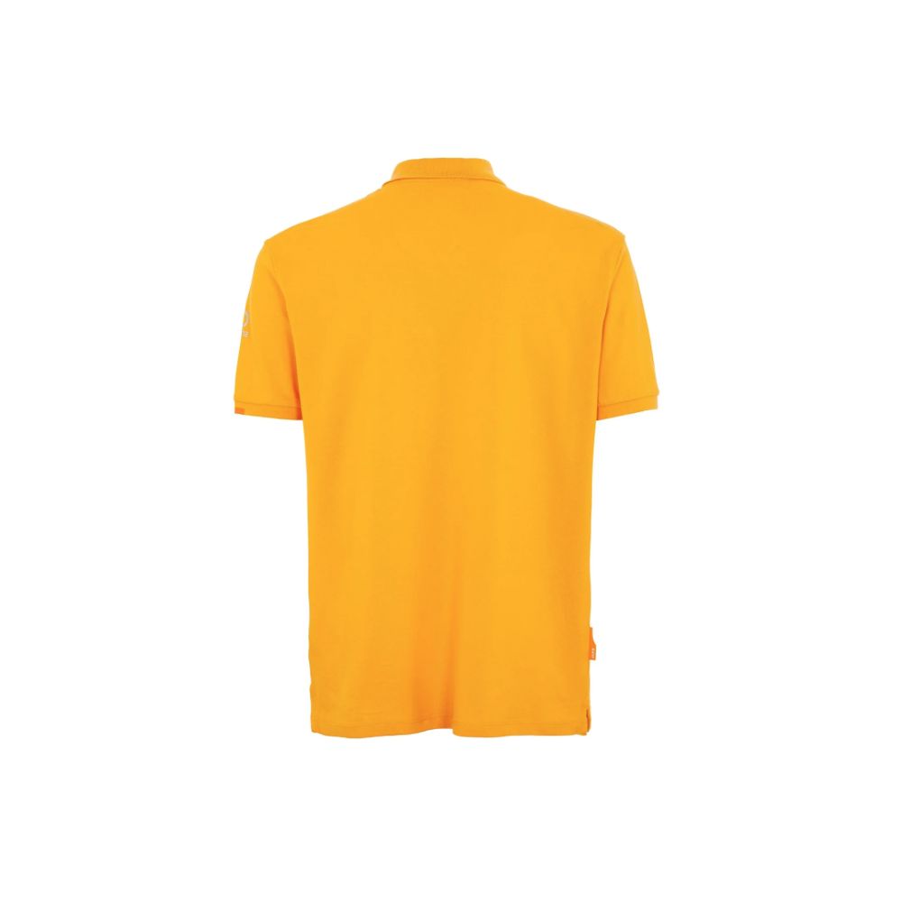 Orange Cotton Polo Shirt