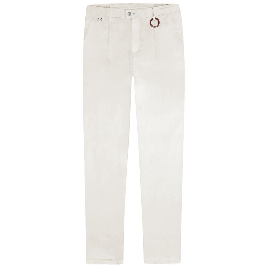 White Cotton Men Jeans