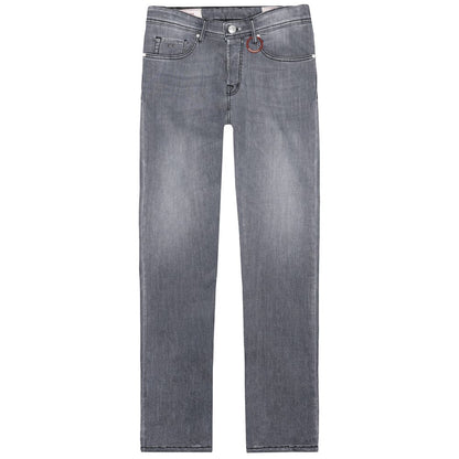 Gray Cotton Men Jeans