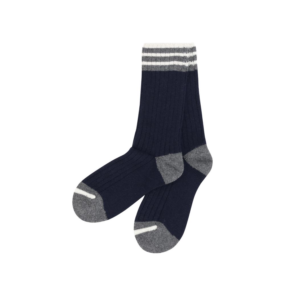 Black Cashmere Socks