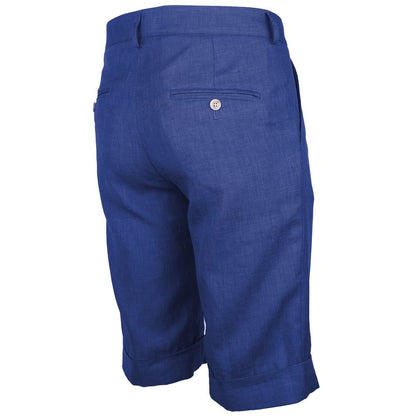 Blue Linen Short