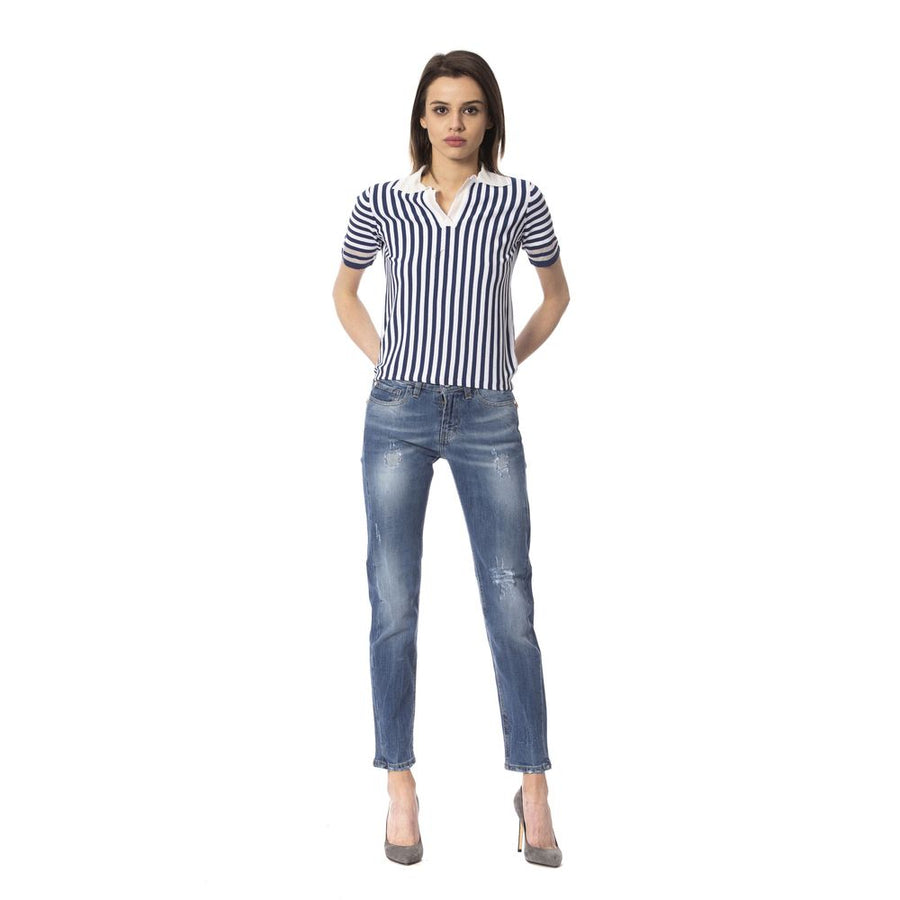 Blue Other Fibres Women Jeans