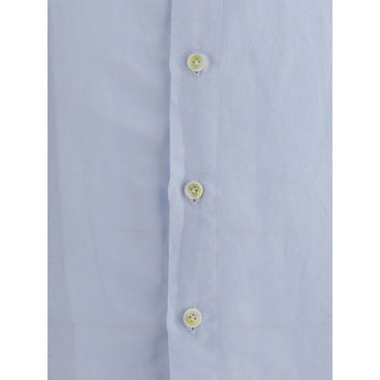 Light Blue Linen Dress Shirt