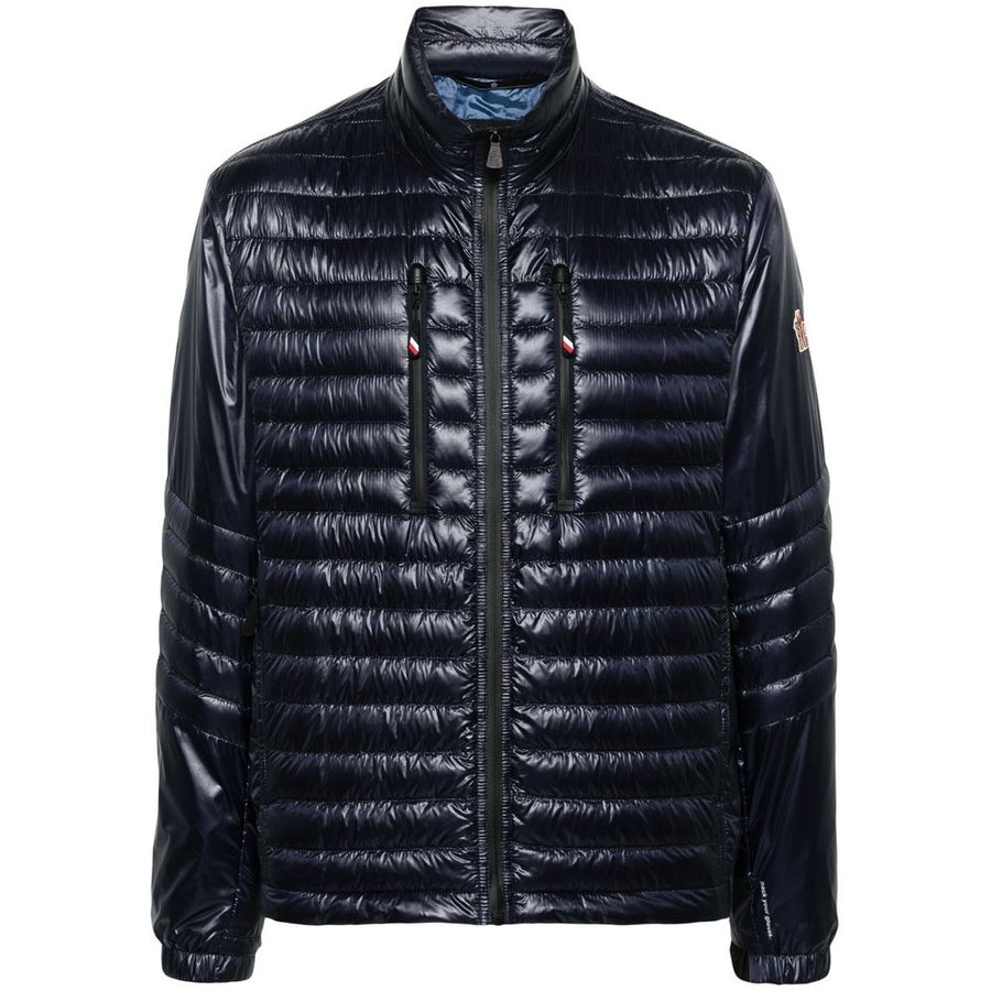 Blue Polyamide Men Jacket