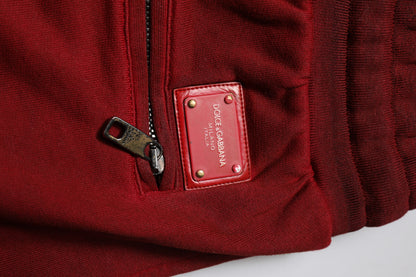 Bordeaux Cotton Bermuda Men Sweatshorts Shorts