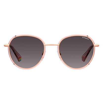 Rose Gold Metal Sunglasses