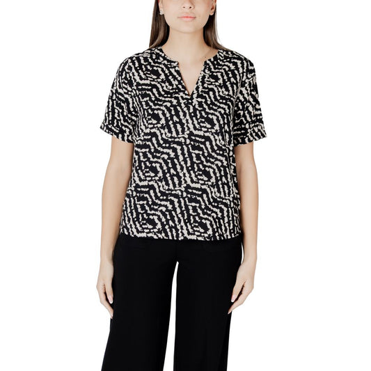 Black Viscose Blouse