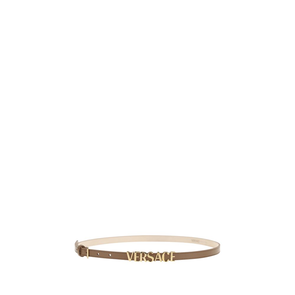 Belt with logo in letters