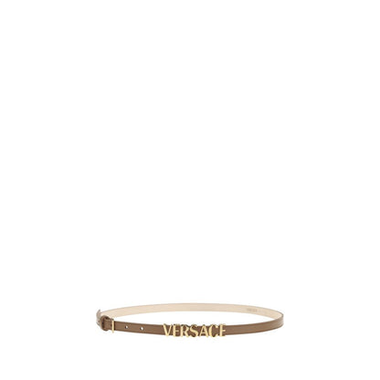 Belt with logo in letters