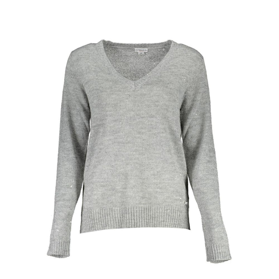 Silver Wool Women Sweater