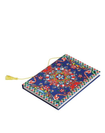 Multicolor Polyester Carretto Siciliano Print Notebook