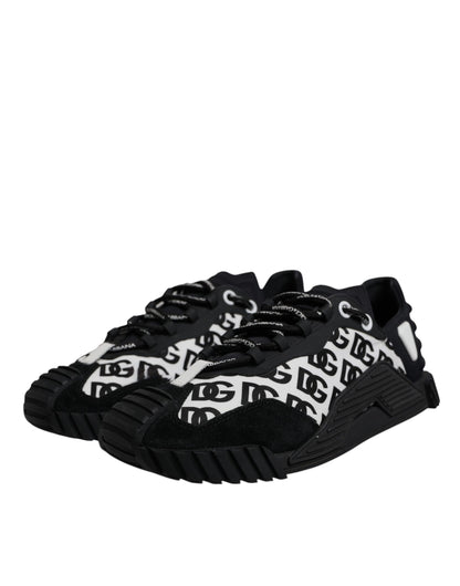 Black Logo Lace Up Low Top NS1 Sneakers Shoes