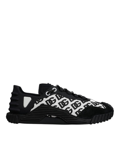 Black Logo Lace Up Low Top NS1 Sneakers Shoes
