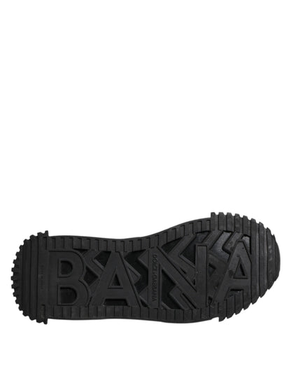 Black Logo Lace Up Low Top NS1 Sneakers Shoes