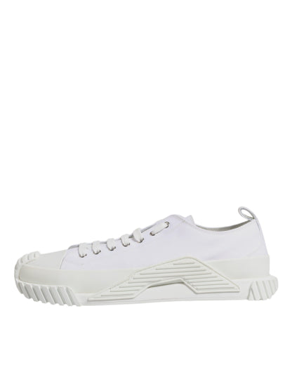 White Leather Low Top NS1 Sneakers Shoes